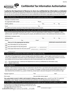 Fill Out Your Washington 27 0054 Form